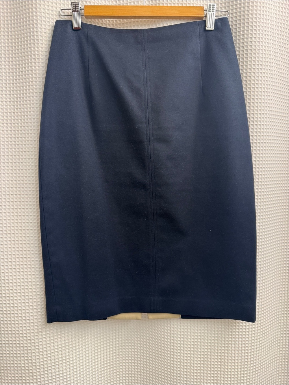 Tahari Navy Pencil Skirt